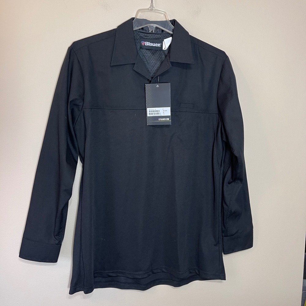NEW Blauer ArmorSkin Base Shirt Mens Large Black Long Sleeve Tactical Uniform